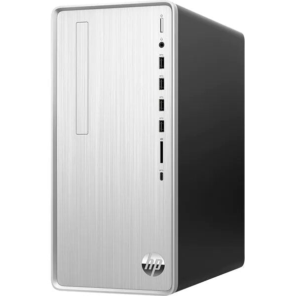 Sistem Desktop PC HP Pavilion TP01-1032nq, Intel Core i5-10400 pana la 4.3GHz, 16GB, 1TB + SSD 256GB, Intel UHD Graphics 630, Windows 10 Home, Argintiu-Negru