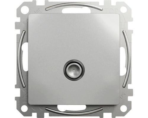 Priza Tv De Capat Shneider Sedna Design 4db, Aluminiu