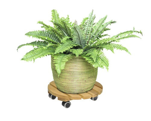 Suport Ghiveci Cu Roti, Wagner Erle, Arin, Ø 34 Cm, Capacitate Portanta 100 Kg