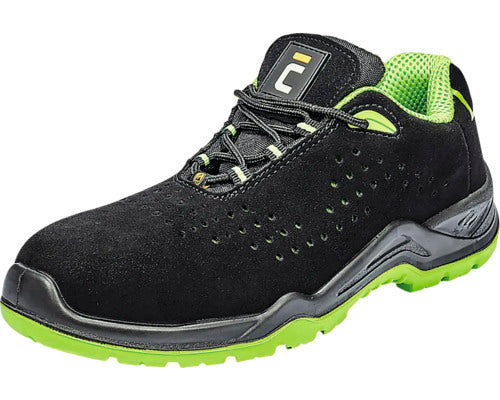 Pantofi De Protectie Cerva Halwill Negru/verde, Marimea 40