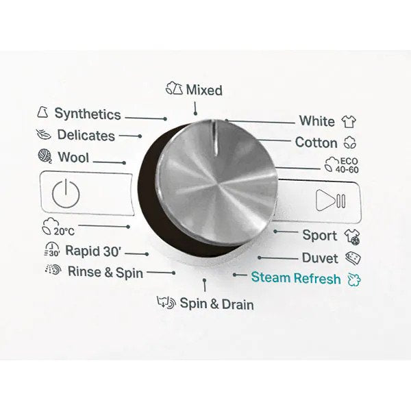 Masina de spalat rufe Whirlpool FreshCare+ FFB 8458 BV EE, 8 kg, 1400 rpm, Clasa B, Steam Refresh, Tehnologia al-6lea Simt, Motor Inverter, Alb/Negru