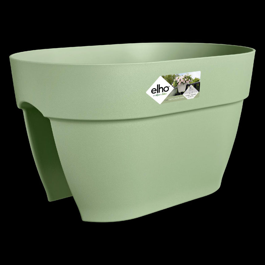 Jardiniera pentru balustrada Vibia Campana Flower Bridge 40 cm, culoare verde