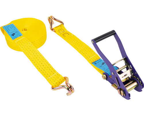 Set Chingi De Fixare Cu Clichet Si Carlig Mamutec 50mm X 8m, Max. 5000kg, 2 Piese
