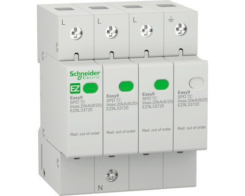 Descarcator supratensiune Schneider Electric Easy9 EZ9L33720, SPD 3P+N, 400V, max. 20kA