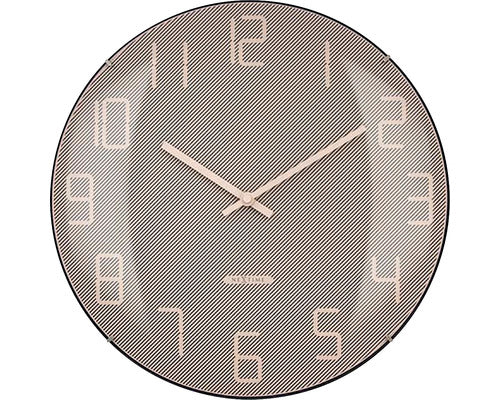 Ceas Perete Nextime Shade Roz Somon Ø 35 Cm