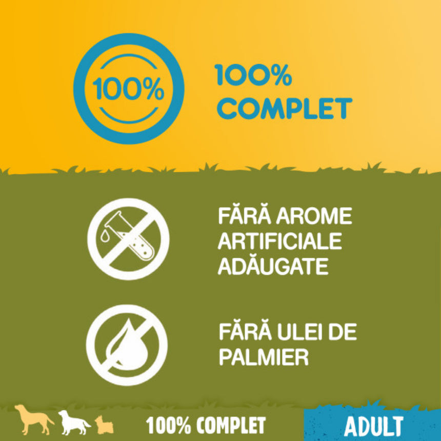 Hrană Câini Pedigree Adult 15Kg (12+3 Gratis), Vită & Legume, Nutriție Completă