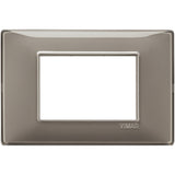 Rama decorativa Vimar Plana 14653.40, 3M Reflex, Cenusiu