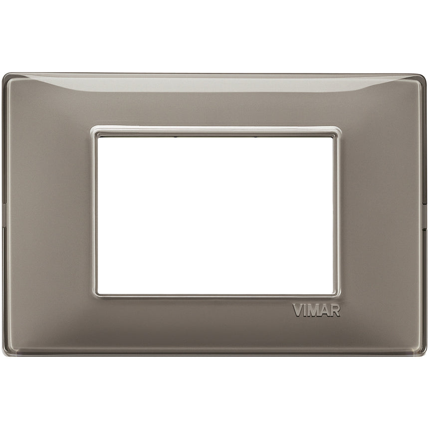 Rama decorativa Vimar Plana 14653.40, 3M Reflex, Cenusiu