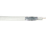 Cablu Tv Coaxial Superdigital 1, 1mm² 110db Alb, Inel 50m, Cu 4 Ecranari