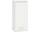 Dulap Baie Suspendat Lorenz O300, 1 Usa 2 Polite, PAL, 70,8x30,3 cm, Alb Perlat