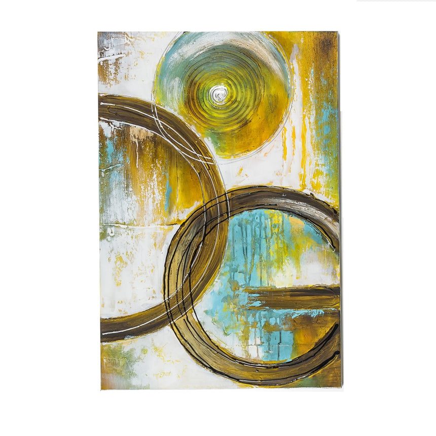Tablou pictat manual Savant, 90X60 cm