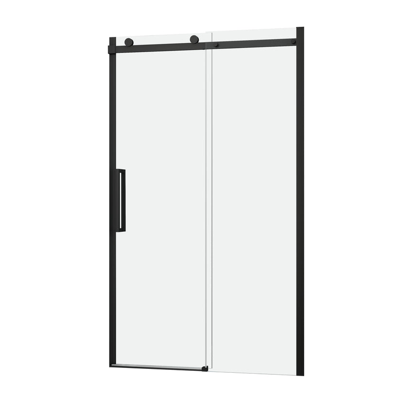 Usa de dus, Sanotechnik, G120B, Comfort Black, sticla securizata, 118x195cm, profil negru