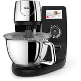 Robot de Bucatarie TEFAL I-Coach Touch QB951838, Vas 5.5l, 1200W, 10 Trepte Viteza, Negru-Argintiu