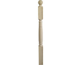 Balustru de Capat Fag 1200x75x75 mm Pan