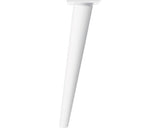 Picior Mobila Rotund Tarrox Scandia Balance Ø24-48x300mm, Lemn Alb