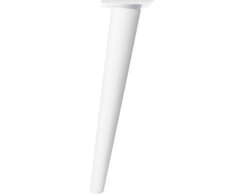 Picior Mobila Rotund Tarrox Scandia Balance Ø24-48x300mm, Lemn Alb