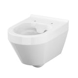 Vas WC suspendat Crea Oval Clean On Cersanit (capac separat)