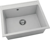 Chiuveta Bucatarie Cu O Cuva Fat Avangard 227 60x51 Cm, Fara Picurator, Fatgranit Light Grey