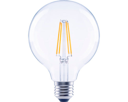 Bec Led Variabil Flair E27 7w 806 Lumeni, Glob Clar G95, Lumina Calda