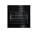 Cuptor incorporabil AEG BPE748380B, Electric, 71 l, Autocuratare pirolitica, AssistedCooking, Control touch, Conectivitate WiFi, Grill, Timer, Clasa A++, Negru