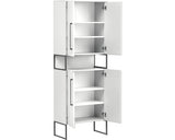 Dulap Baie Inalt Limone 650, 4 Usi, PAL, 65,2x183,4 cm, Alb