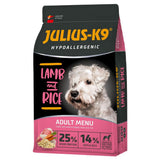 Hrana uscat pentru caini, Julius K9 Adult - Super-premium, hipoalergenica, Miel si Orez, 12kg