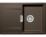 Chiuveta Bucatarie Cu O Cuva Schock Mono D-100s 74x51 Cm, Cu Picurator, Reversibila, Cristadur Bronze