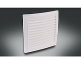 Grilaj Exterior Din Plastic Rotheigner Ø 150 Mm Alb Pentru Racord Rotund Cu Plasa