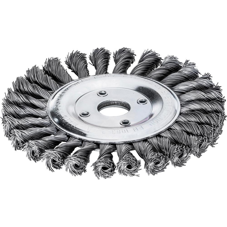 Perie disc Lessmann, drut otel impletit, 115x14mm, 12500rpm