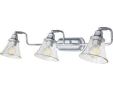 Spoturi aplicate Antoine E14 max. 3x40W, pentru baie IP44, crom/transparent