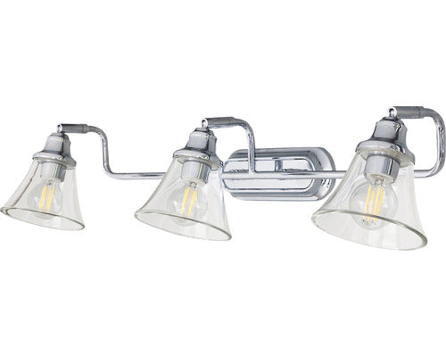 Spoturi aplicate Antoine E14 max. 3x40W, pentru baie IP44, crom/transparent