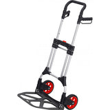 Liza pliabila, sarcina 200 kg, platforma otel 590 x 425 mm, maner 3 inaltimi, aluminiu, Meister Premium