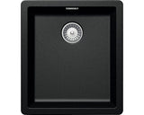 Chiuveta granit Schock Greenwich N-100S Magma Cristadur, 406 x 456 mm, adancime cuva 200 mm, montare sub blat