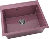 Chiuveta Bucatarie Cu O Cuva Fat Avangard 227 60x51 Cm, Fara Picurator, Granixit Violet