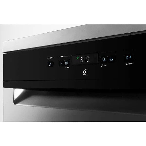 Masina de spalat vase, Whirlpool, WIC 3C26 F, 60cm, 14 locuri, 8 programe, program senzor al 6-lea simt, consum de apa 9,5 l, clasa energetica E, alb