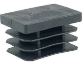 Capace Plastic Teava Rectangulara Ibfm 40x80 Mm, Pachet 10 Bucati