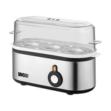 Mini fierbator oua Unold U38610, 210 W, alarma, Inox