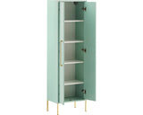 Dulap Baie Sarah 450, 2 Usi, PAL, 46,2x154,7 cm, Verde Menta