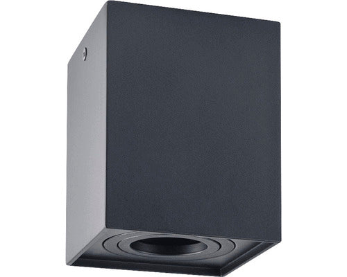 Spot Aplicat Starke Gu10 Max. 1x8w 80x80 Mm Negru Mat