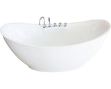 Cada de baie ovala freestanding Tender F 80x172x80 cm acril alb