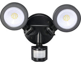 Aplica Cu Led Integrat Tarraco 2x10w 1900 Lumeni, Senzor De Miscare, Pentru Exterior Ip65, Negru