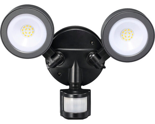 Aplica Cu Led Integrat Tarraco 2x10w 1900 Lumeni, Senzor De Miscare, Pentru Exterior Ip65, Negru