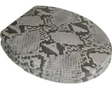Capac WC ADOB Imola model sarpe, inchidere lenta, 45x37 cm