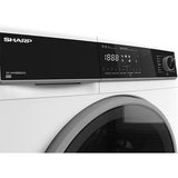Uscator de rufe SHARP KD-HHH8S8GW3-EE, Pompa de caldura, 8 kg, 15 programe, Clasa A+++, Alb