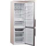 Combina Whirlpool W9 931D B H, 355 l, Clasa D, Dual No Frost, 6th Sense, Display Electronic, H 201 cm, Bronz
