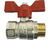 Robinet Cu Sfera Si Fluture, Filet Interior-exterior 1/2”