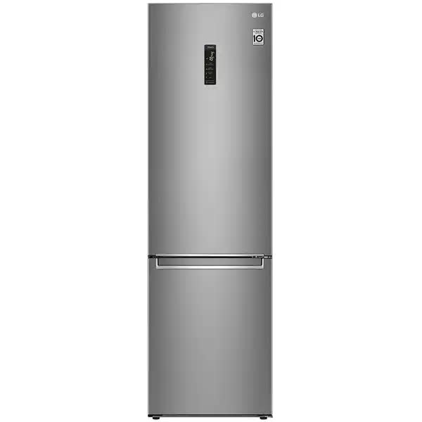 Combina Frigorifica LG GBB72SAUCN1, Total No Frost, 384 l, H 203 cm, Clasa C, DoorCooling, SmartThinQ, Gri