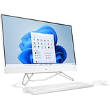 Sistem PC All in One HP 27-cb1065nq, AMD Ryzen 7 5800U pana la 4.4 GHz, 27" Full HD, 16GB, SSD 1TB, AMD Radeon Graphics, Windows 11 Home, Alb