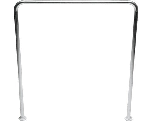 Bara Combi Pentru Perdea de Dus, Aluminiu, 90x90 cm, Ø 25mm, Crom