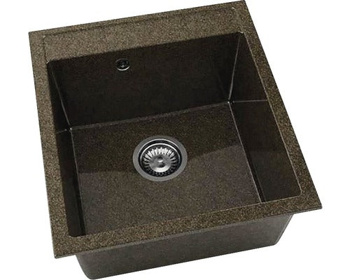 Chiuveta Bucatarie Cu O Cuva Fat Avangard 224 51x46 Cm, Fara Picurator, Granixit Sandstone